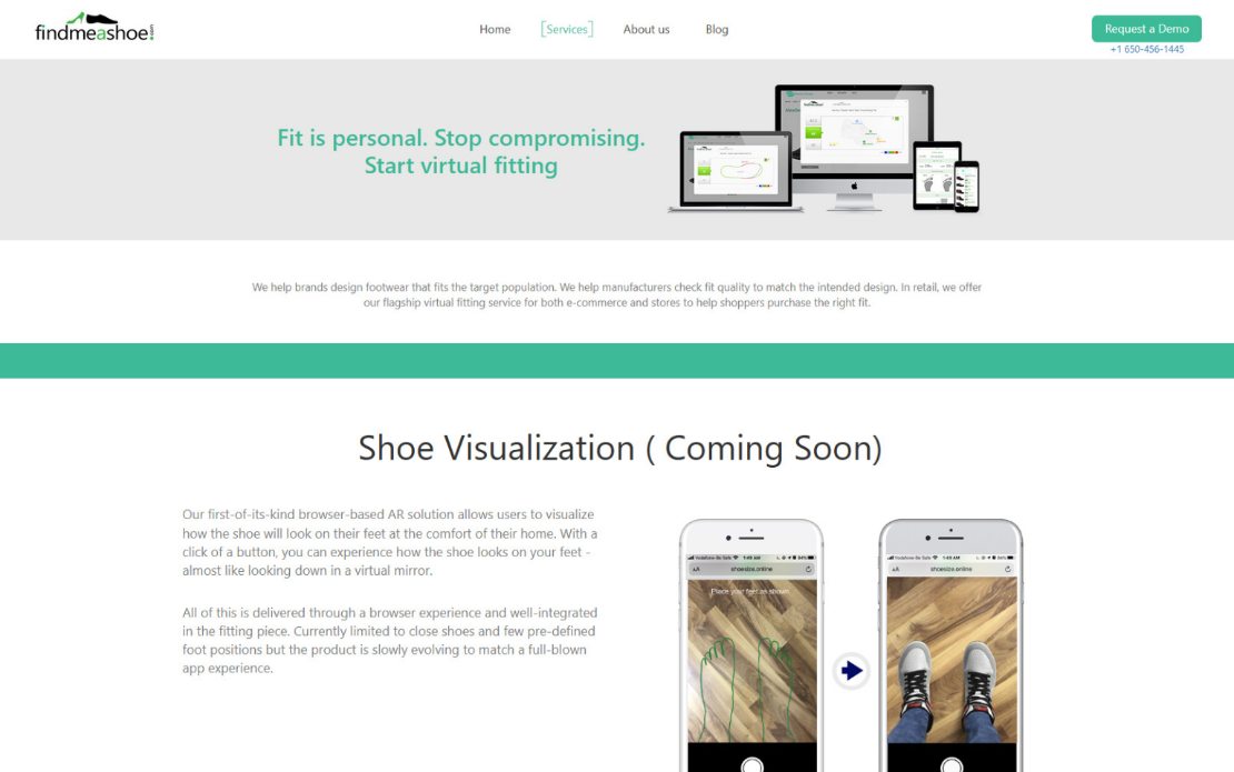 Frontend Development & Product Deployment for Find Me A Shoe