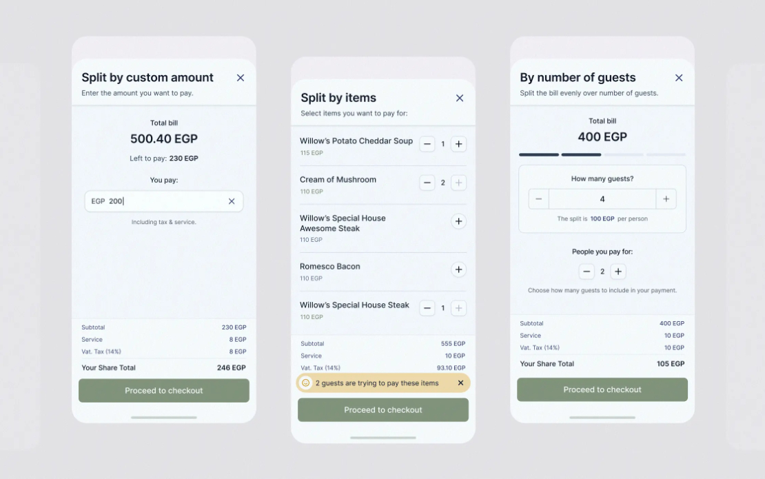 Dyne App: User Journey Update for a Restaurant Aggregator