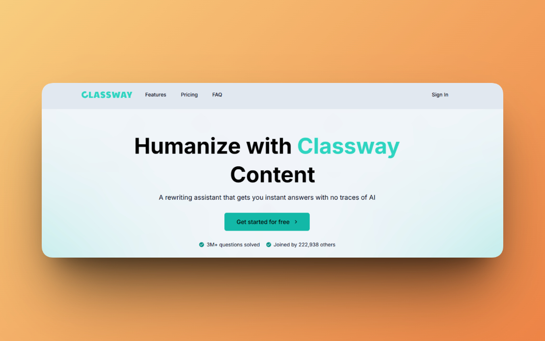 Classway – AI-Powered Assignment Assistant & Content Humanizer