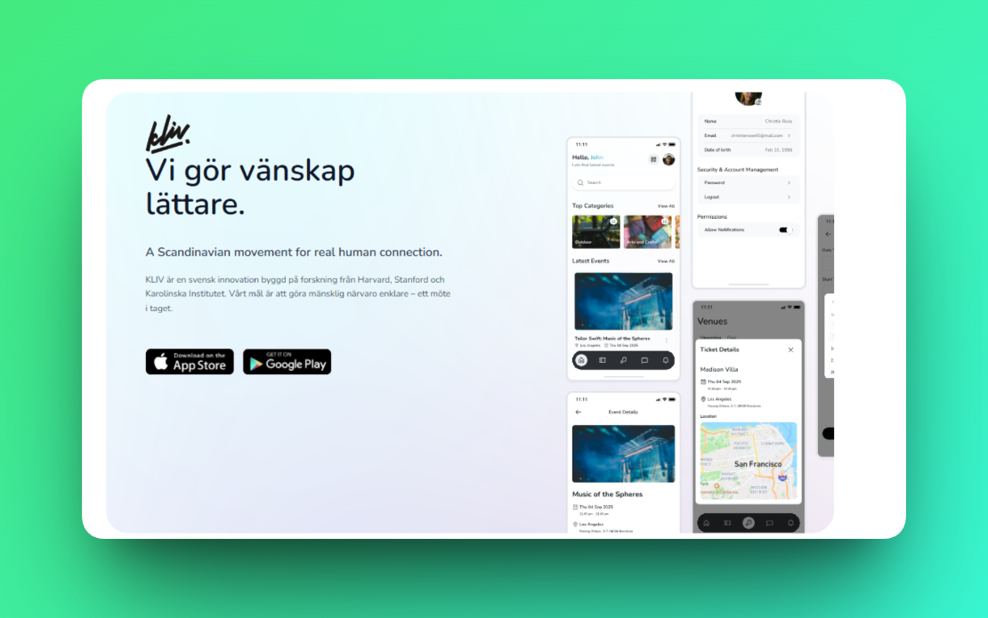 KLIV - Event Management