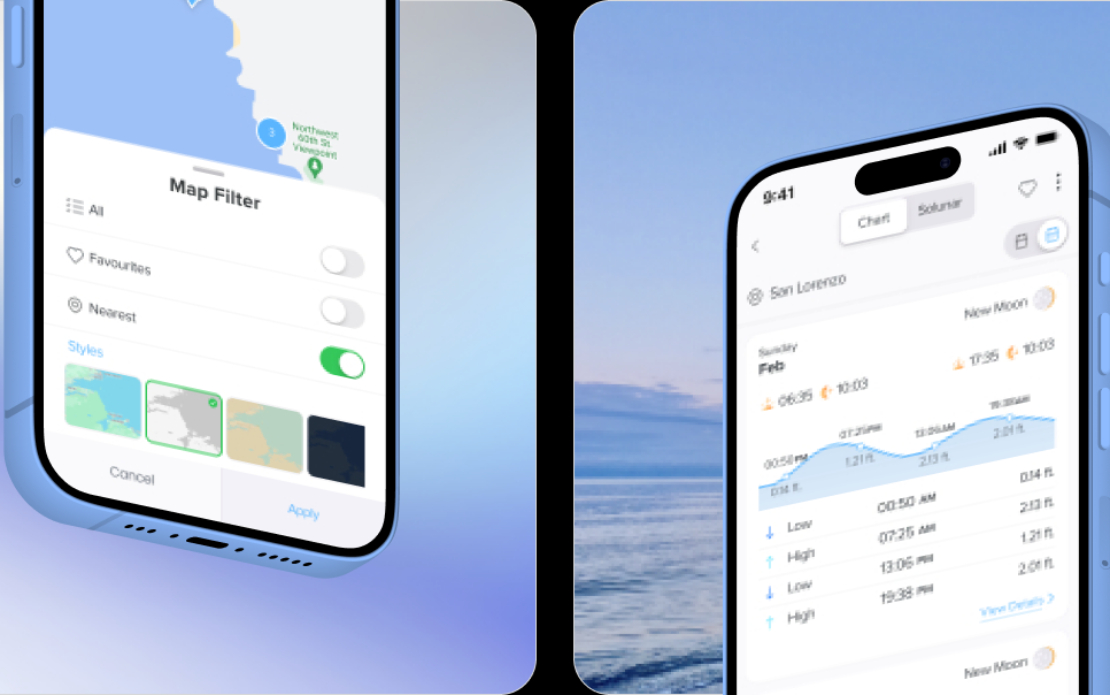 NOAA Tide Chart for sailors