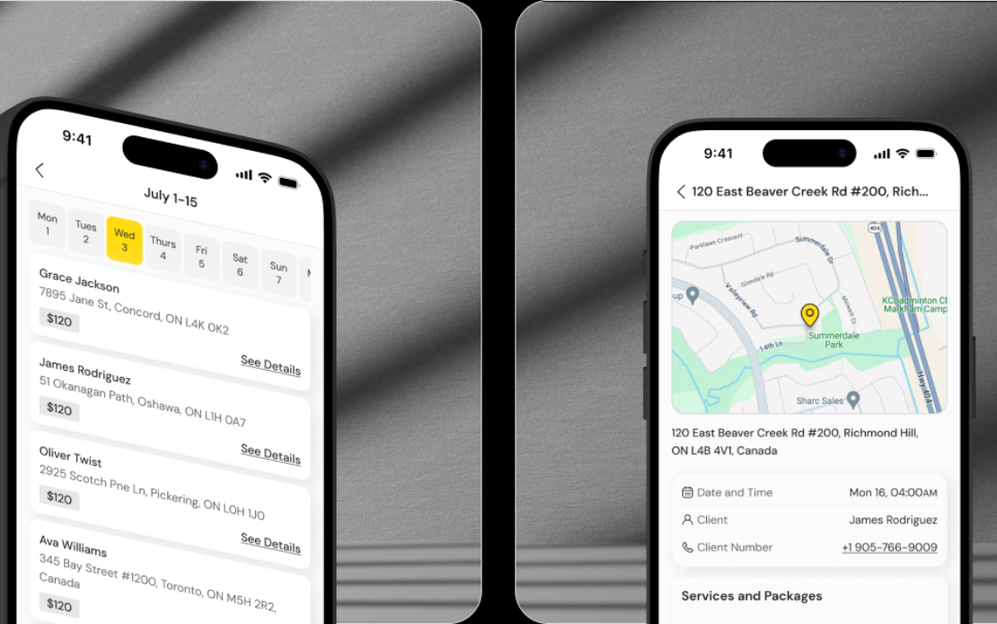 Property Vision, Tracking App