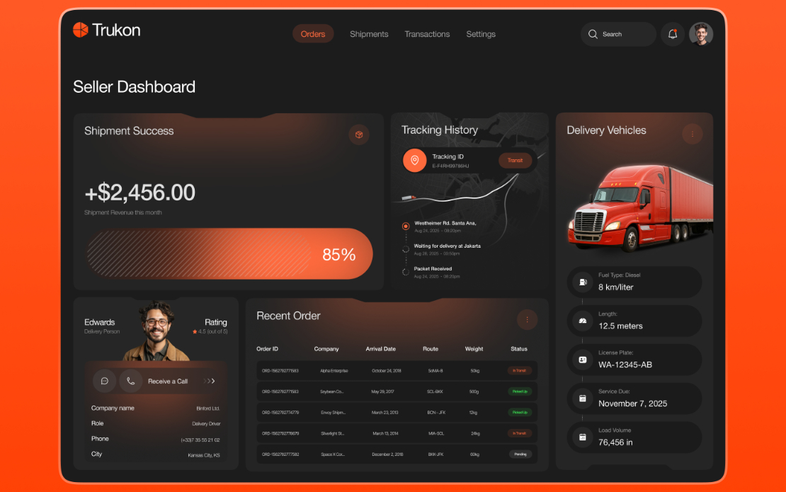Trukon - AI Logistics and Cargo Trasportation Project