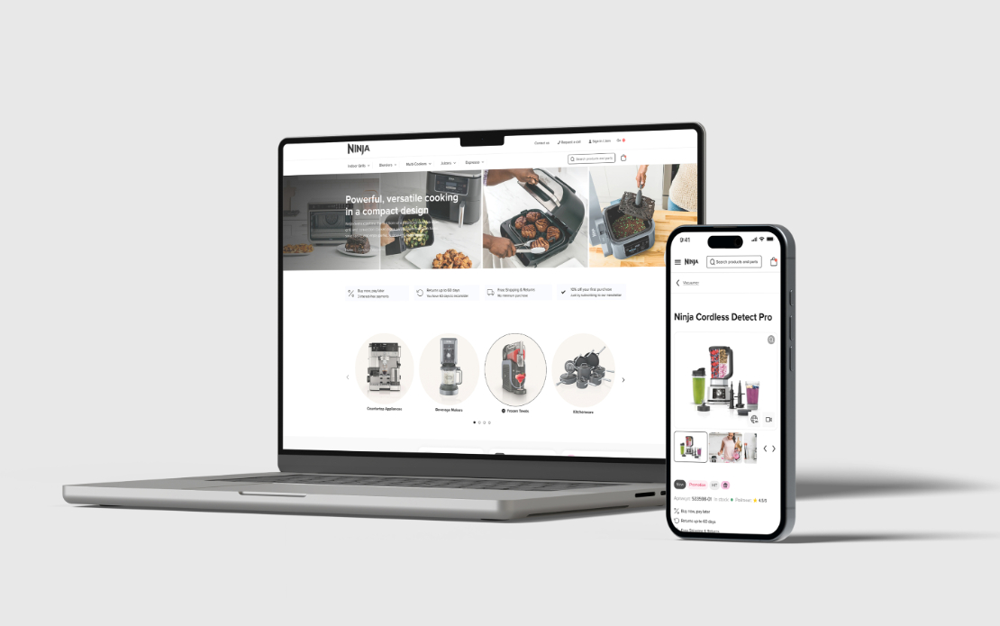 Ninja Case Study: Design and E-commerce Development