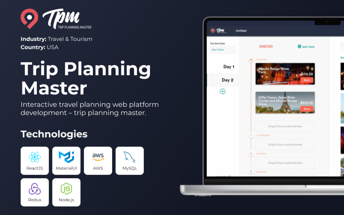 Case Study: Web App Development for Custom Travel Planning Solutions
