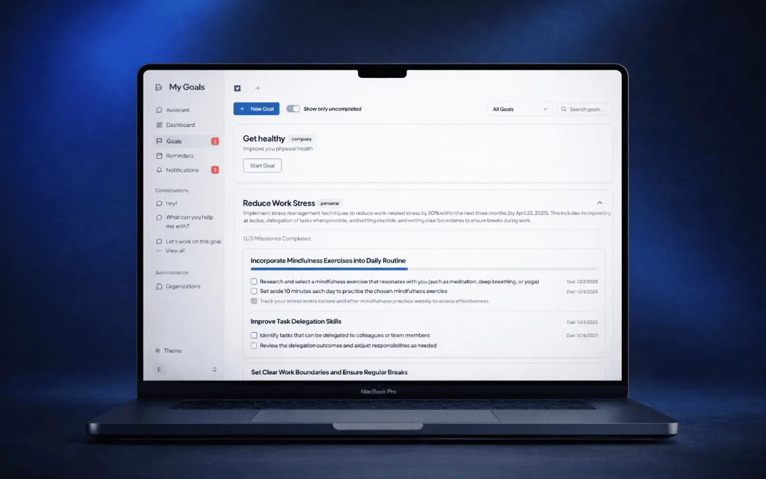 AI-Powered Personal Goal Management Platform