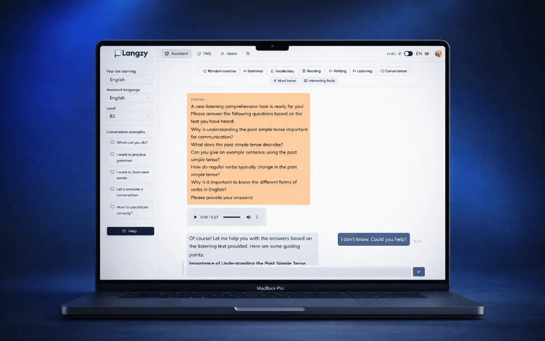 Language Learning with AI-Powered SaaS