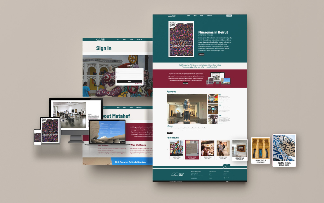 Matahef Magazine Website