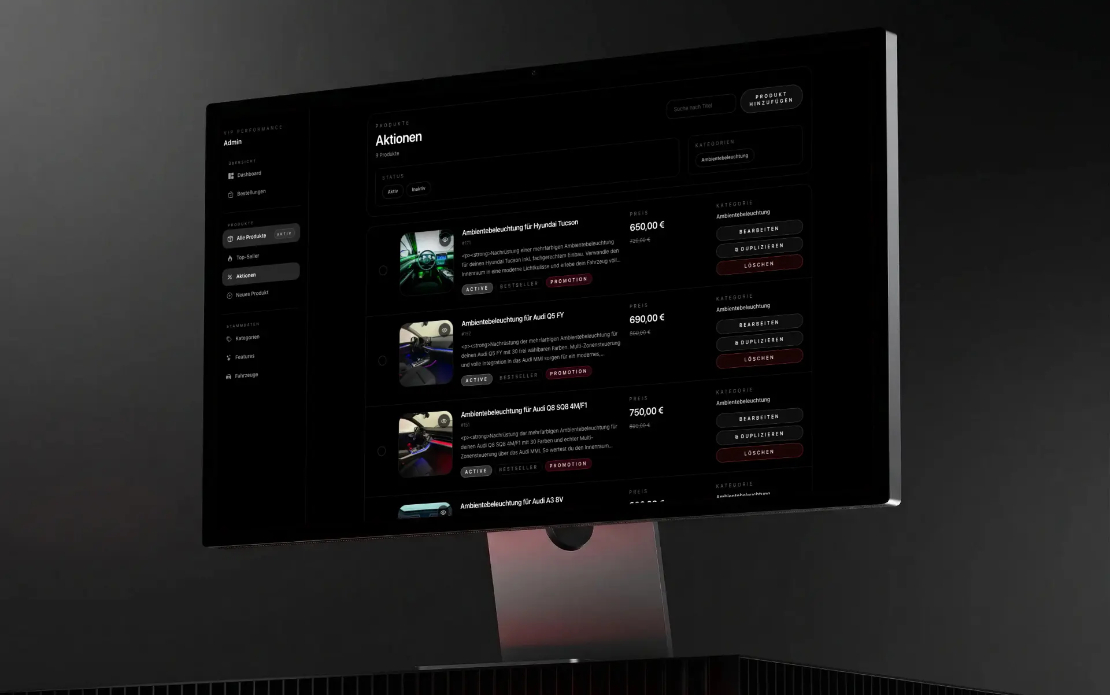 High-End eCommerce Website Redesign