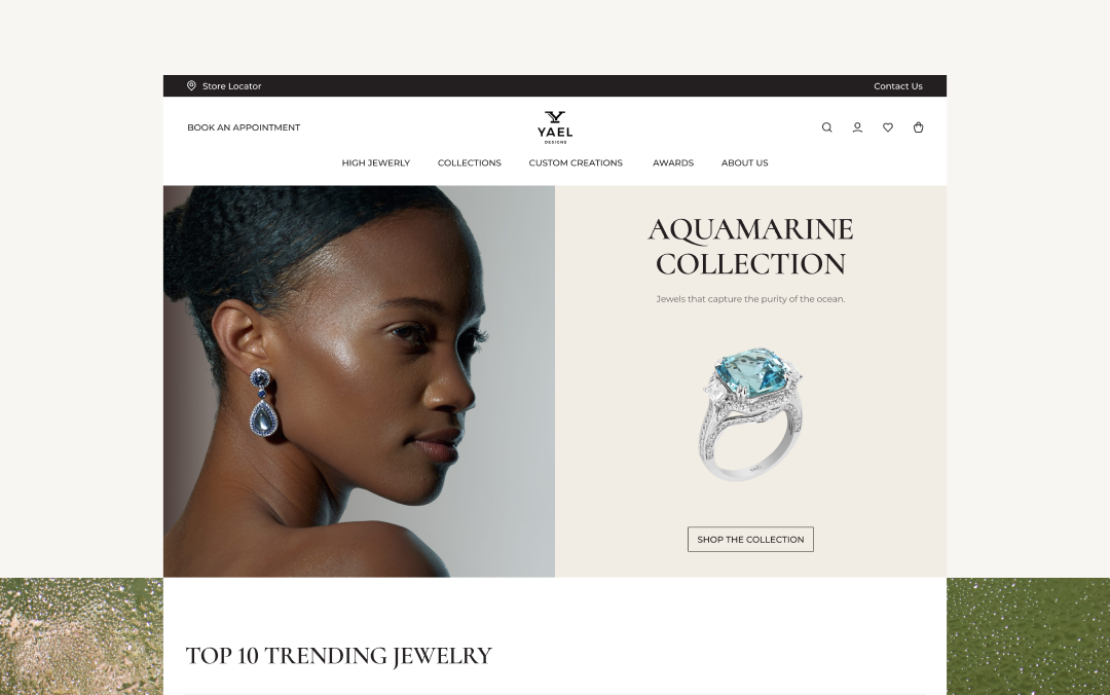 Luxury eCommerce Website for Yael Designs