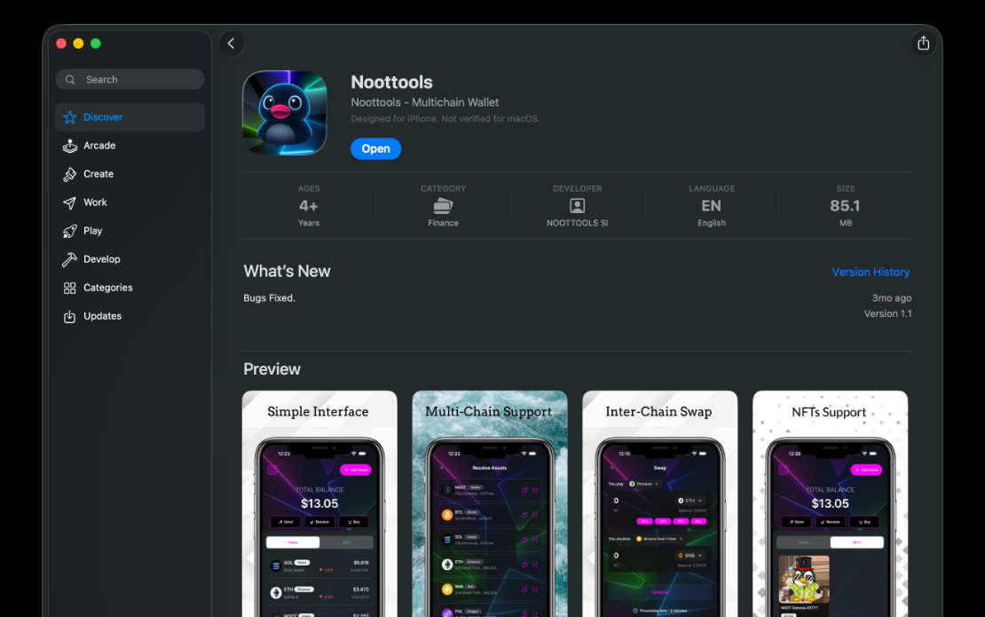 Noottools Wallet