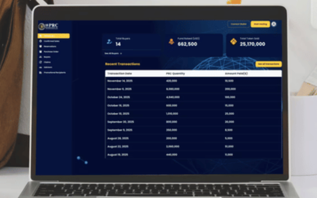 PRC Coin | A Real Estate ICO & Exchange Platform