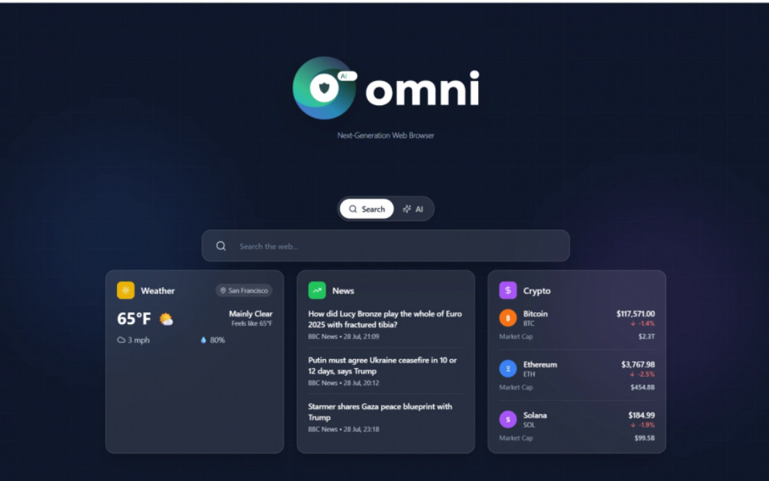 Omni Browser — Custom Brave-Based Browser Development