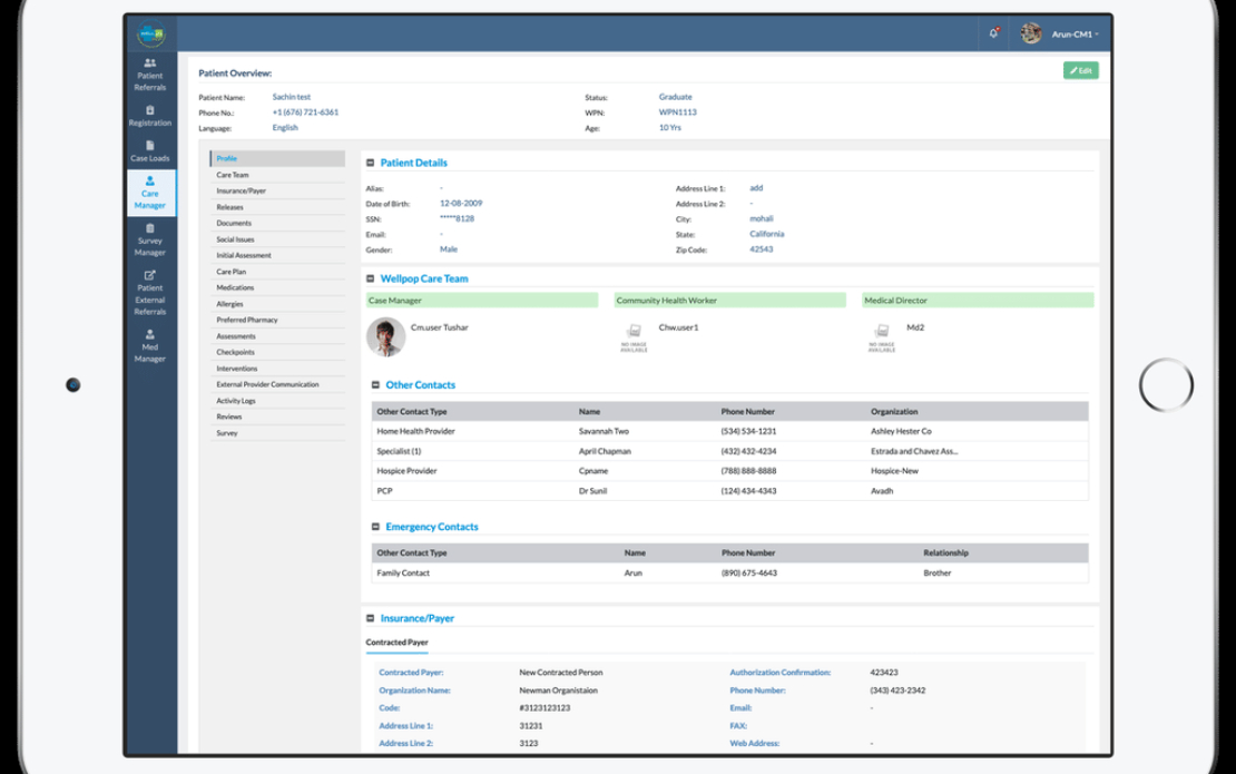 WellPop | A Custom Healthcare Solution