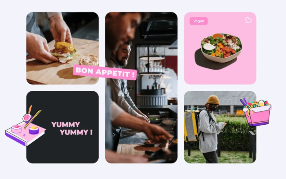 App for a food delivery service