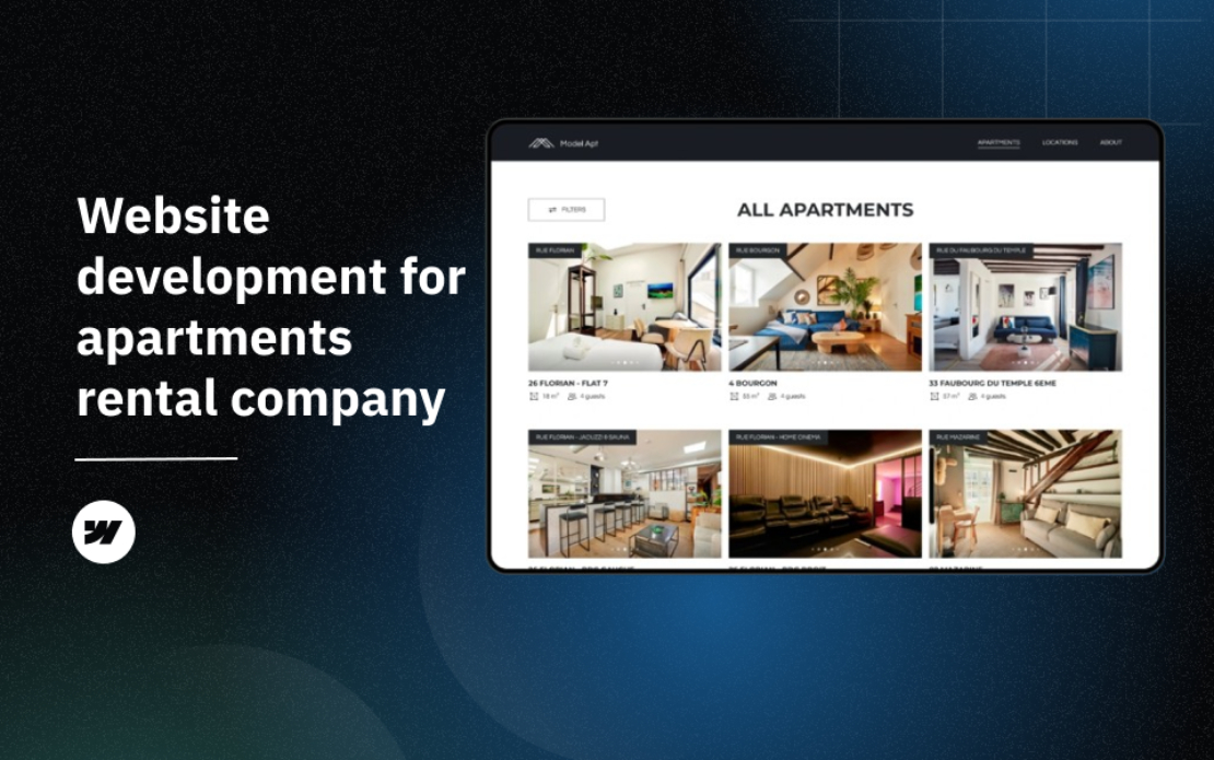 Website development for apartments rental company