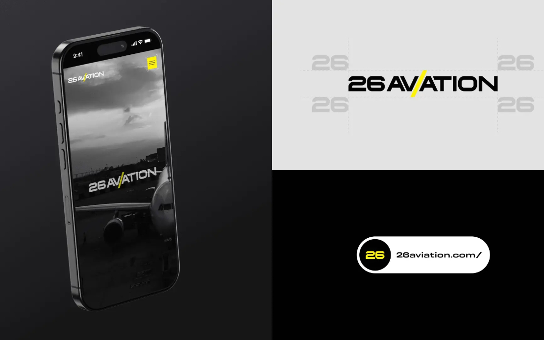 Development Website and Branding for 26Aviation