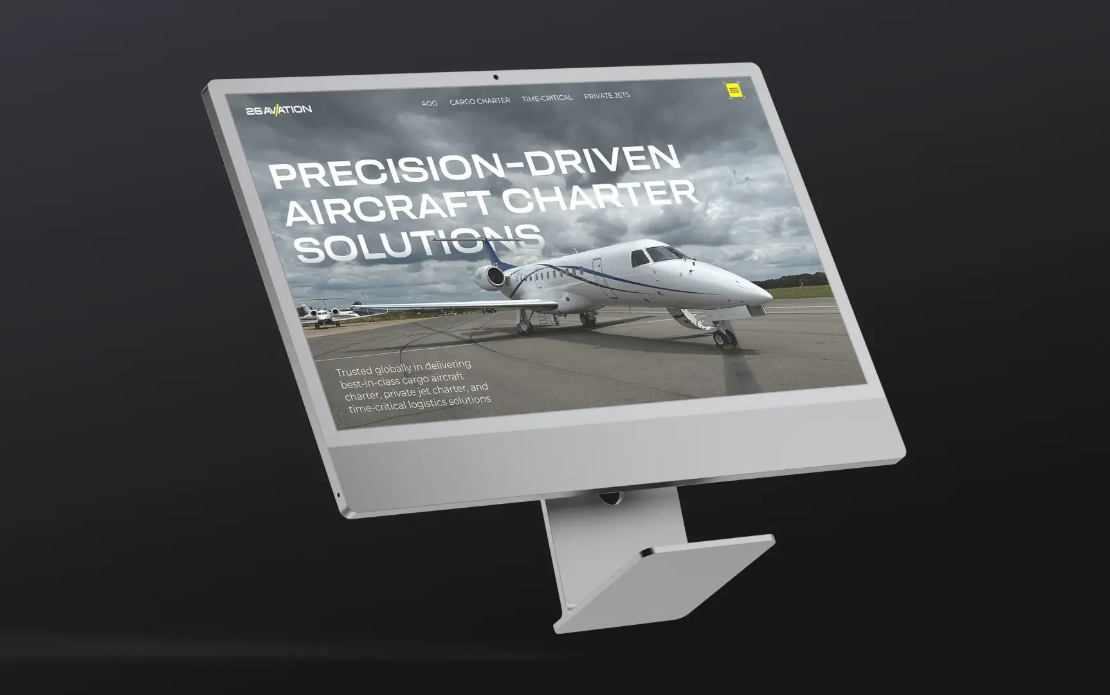 Development Website and Branding for 26Aviation