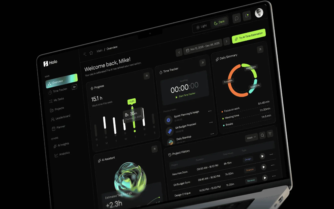 Case Study for Holo | UX/UI Design