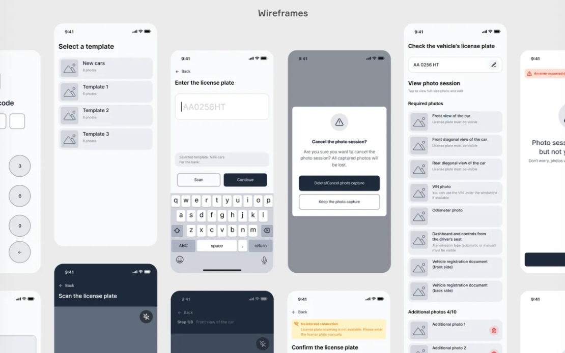 Mobile App for Vehicle Photo Documentation