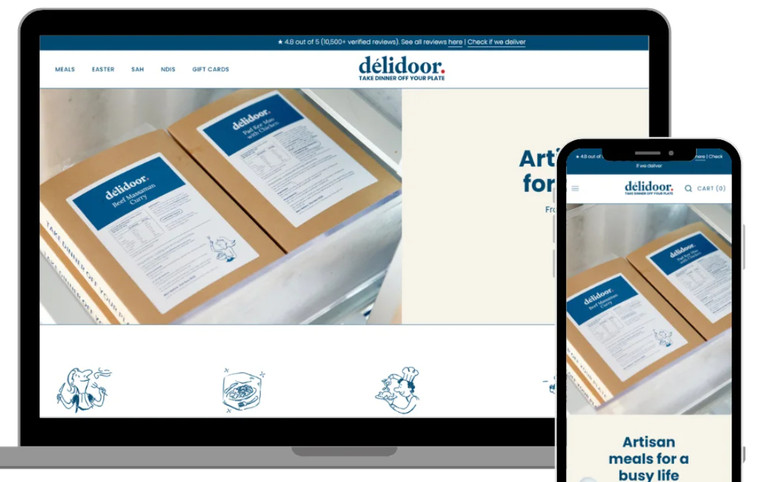 Modernizing Website & Email Systems for Delidoor