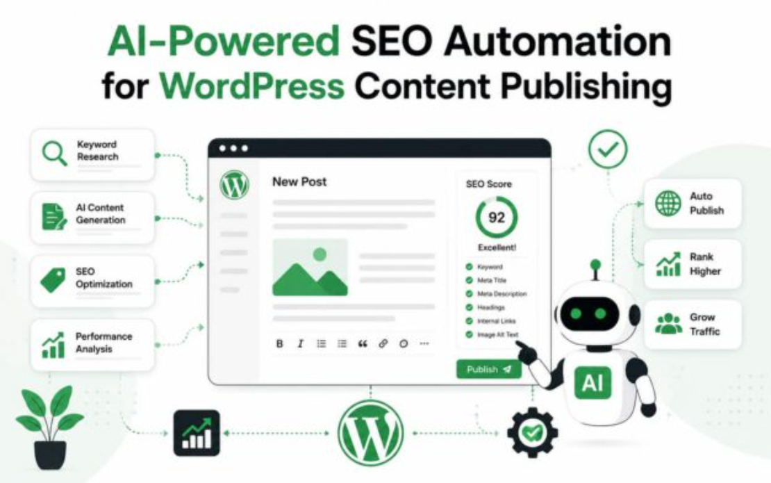 AI-Powered SEO Automation for WordPress Content Publishing