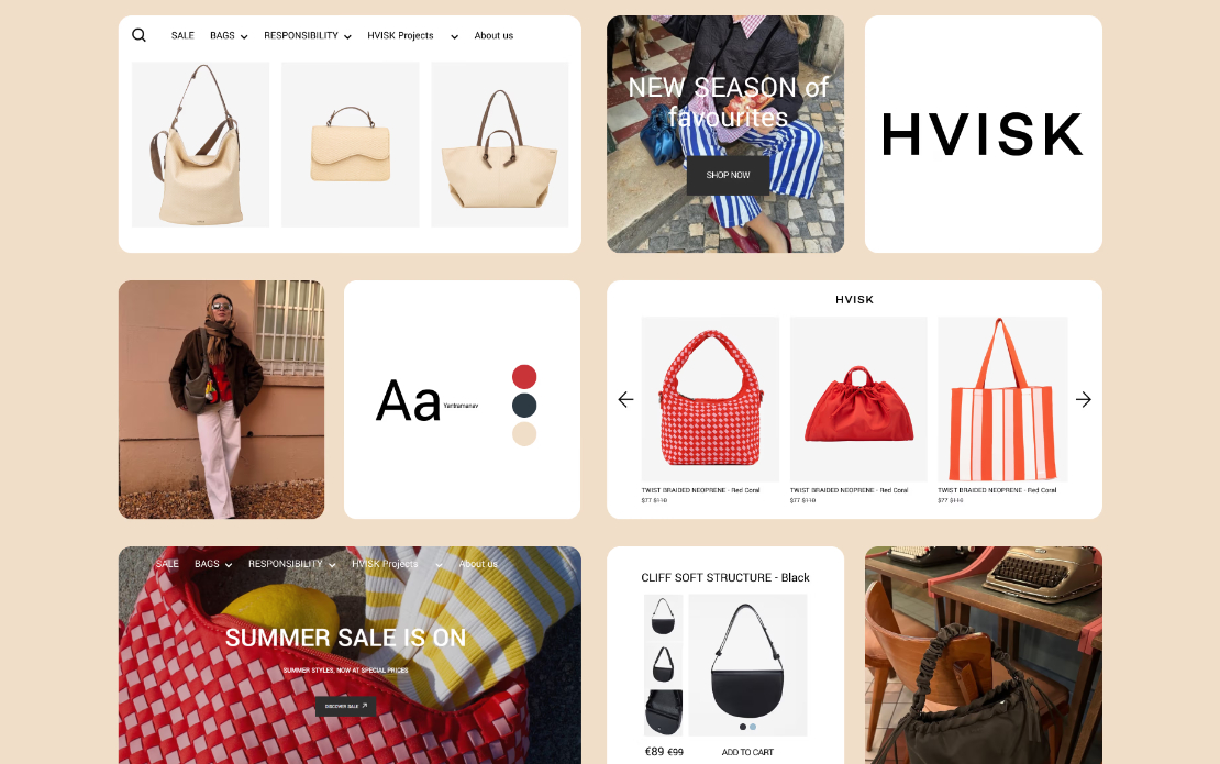 HVISK: Scandinavian Accessories Brand Development