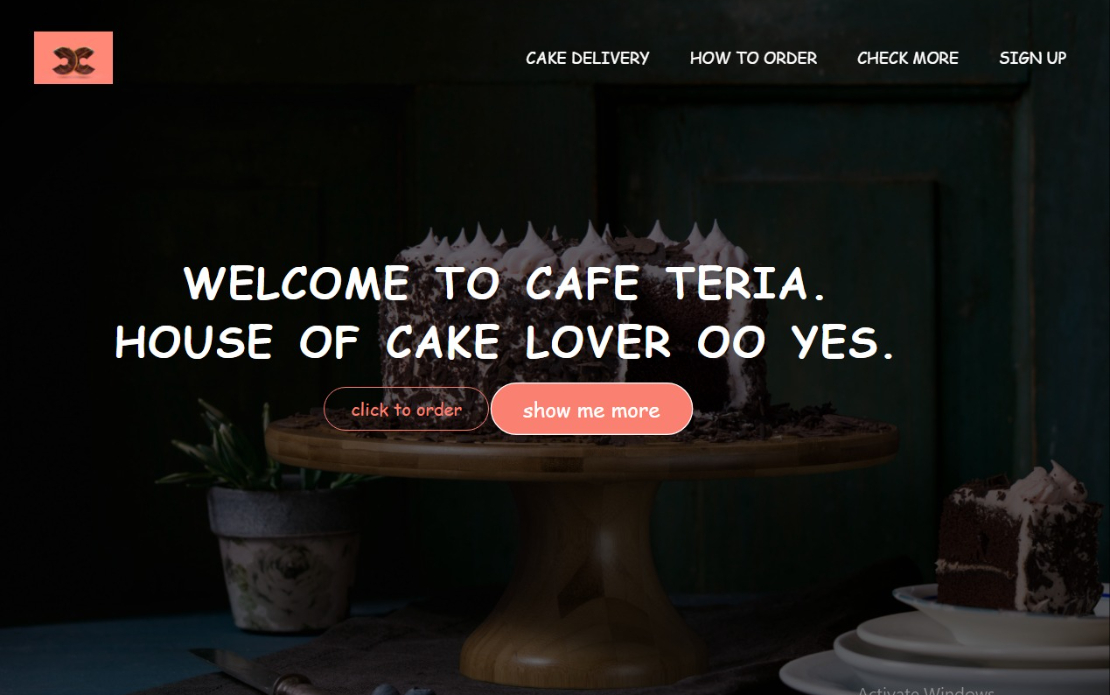 Corporate Website Development for Cafeteria Co.