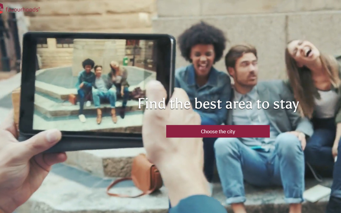 Favourhoods: Simplifying city-based accommodation discovery