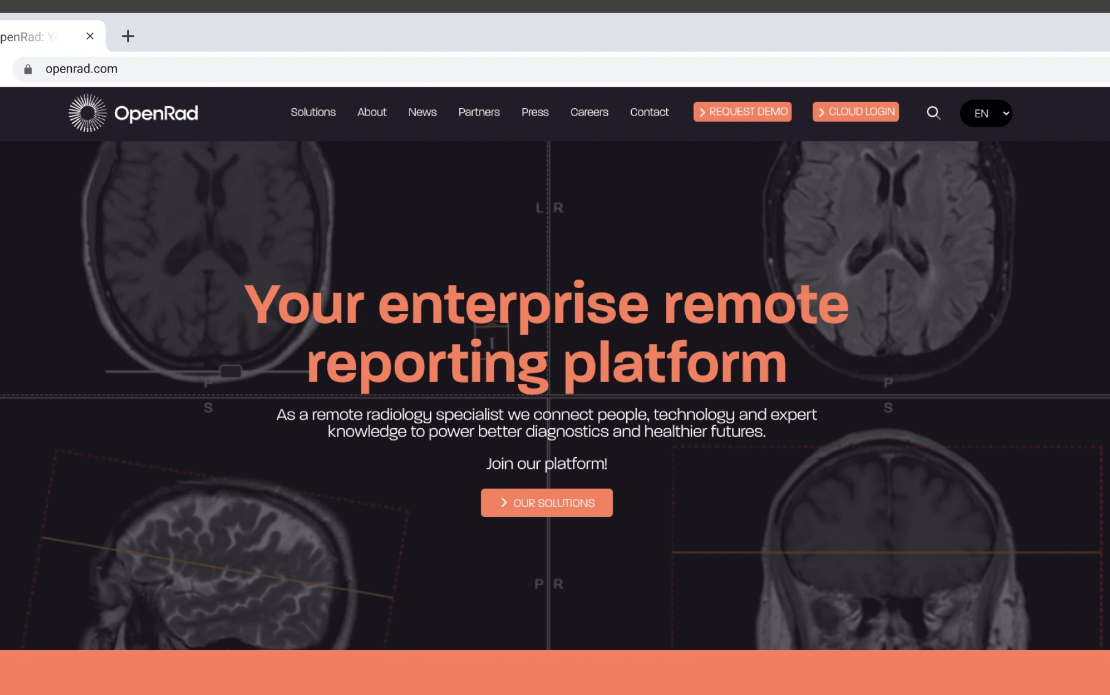 Building a Reliable Cloud Infrastructure for Radiology Reporting Solution
