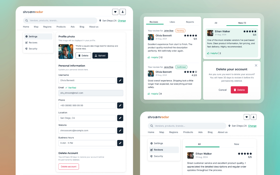 Map-Based Marketplace for Niche E-Commerce