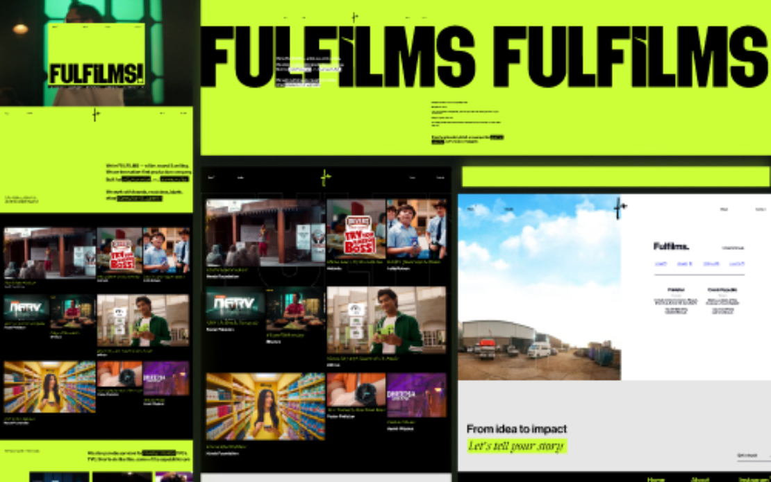 FULFILMS Production Studio Website