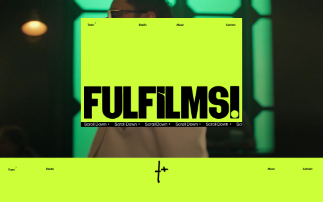 FULFILMS Production Studio Website