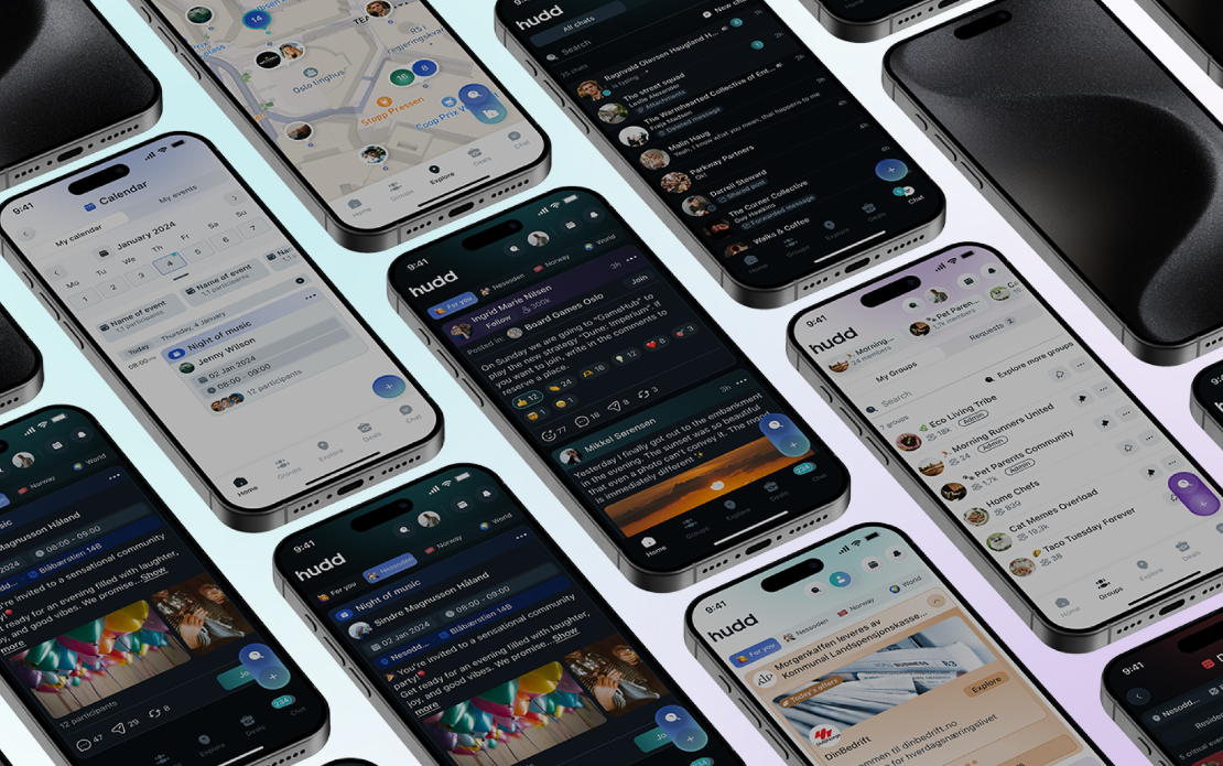 HUDD – Hyperlocal Social App (Web & Mobile)