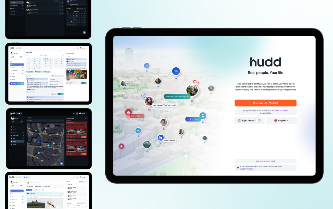 HUDD – Hyperlocal Social App (Web & Mobile)