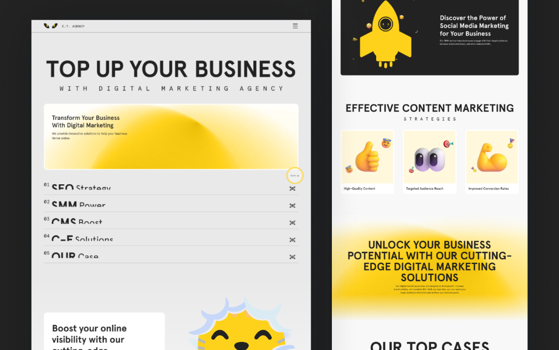 C.T. Agency – Digital Marketing Agency Web Product