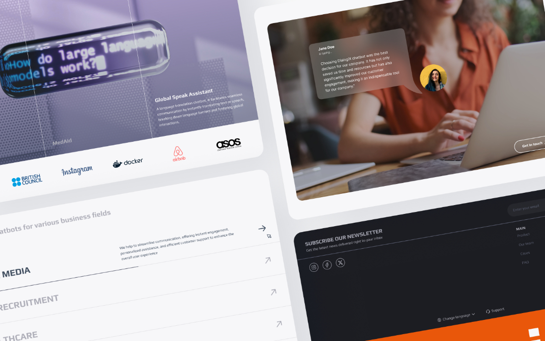 DialogiX – AI Chatbot Platform Web Product