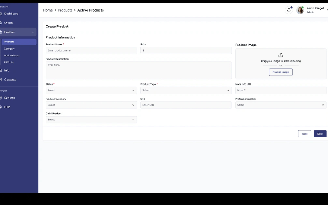 Custom Order Management System