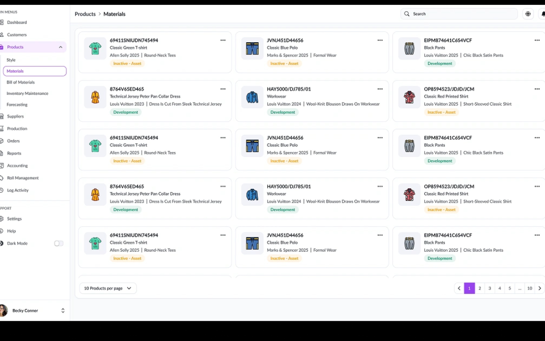 A PLM for Fashion Brands