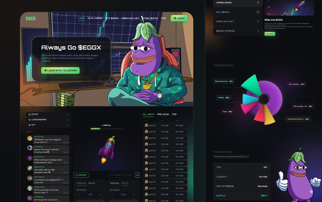 Solana Crash Game dApp