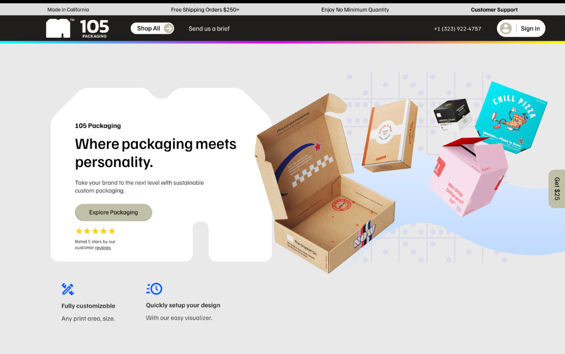 Custom Shopify Platform with Interactive 3D Packaging Configurator