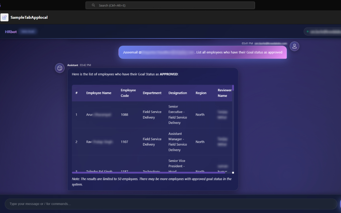 AI-Powered HR Chatbot for Tata Play