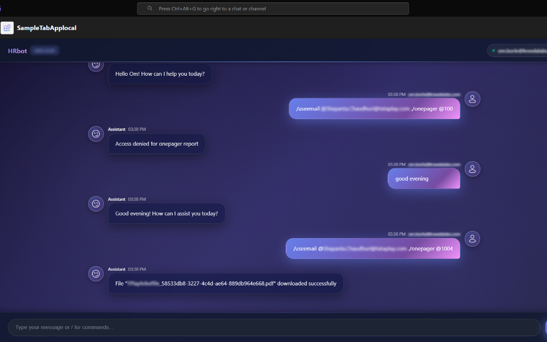 AI-Powered HR Chatbot for Tata Play