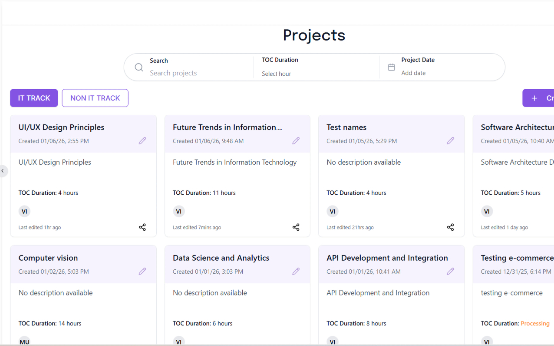 AI Script Generation Platform for Multiversity