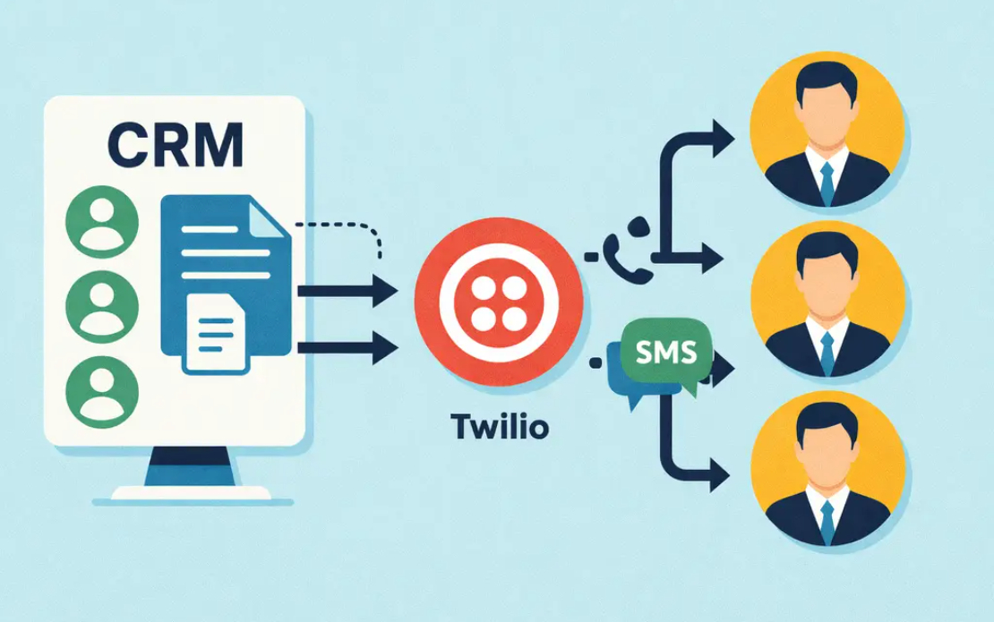 Twilio-Based Call & SMS Workflow System