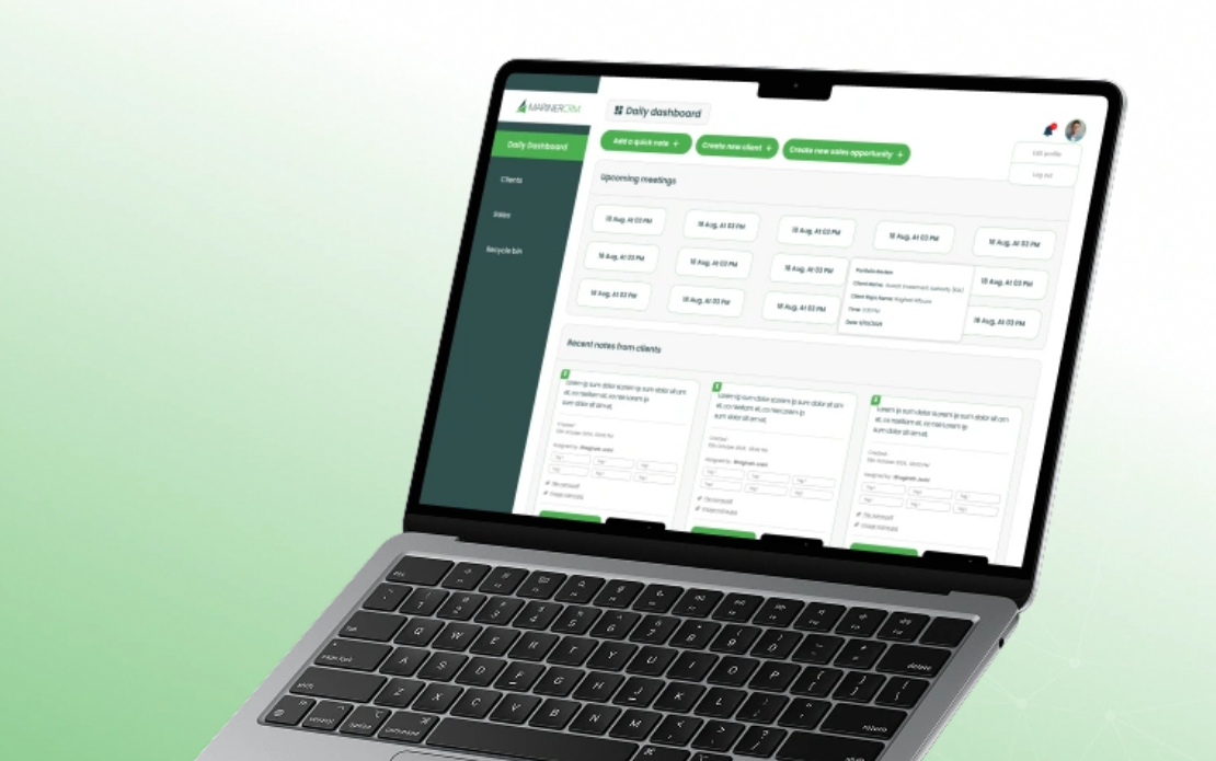 Mariner CRM Investment Management Platform