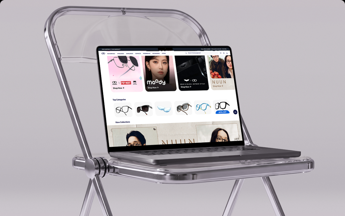 AI-powered E-commerce for Eyewear with Virtual Try-On