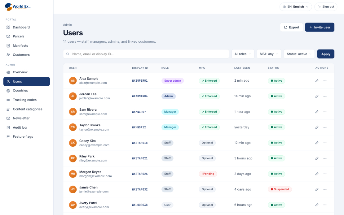 WorldEx Ltd