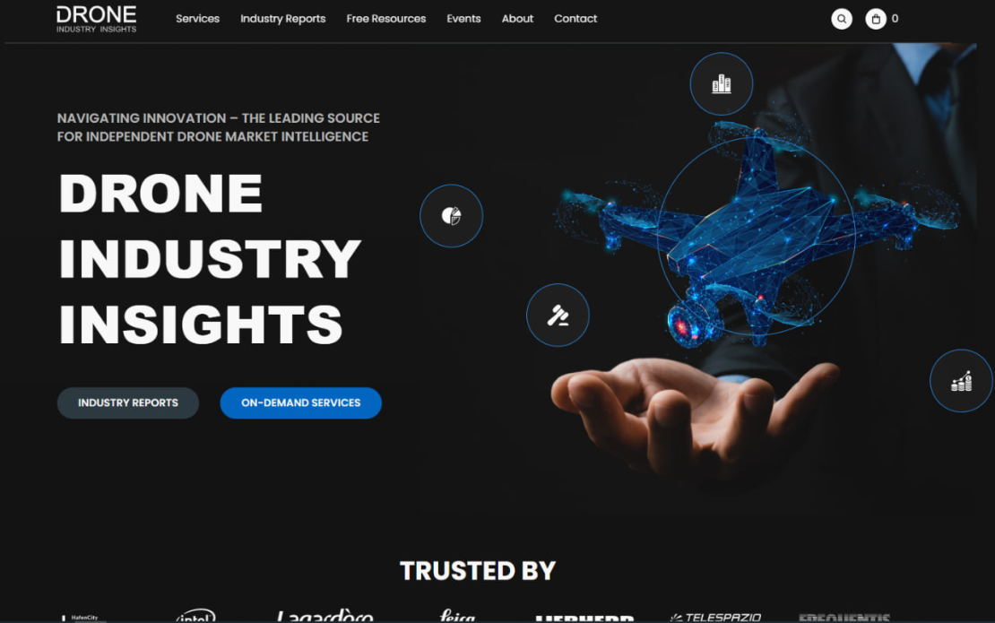 Website creation for Droneii.com