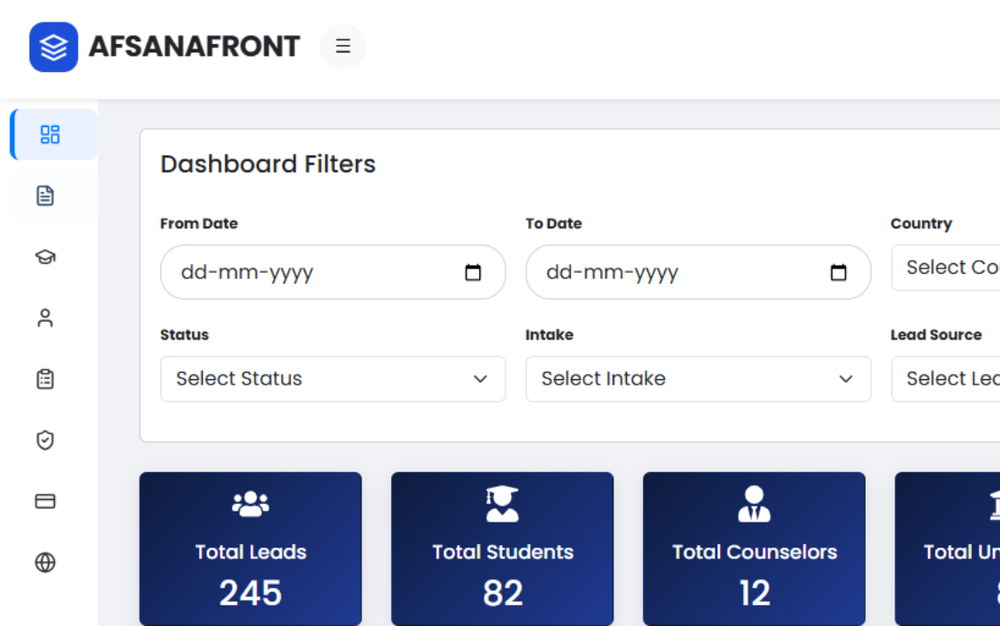 Student Recruitment & Visa Management Software